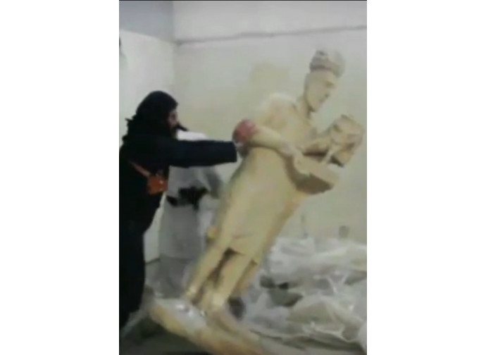 Distruzione del museo di Mosul