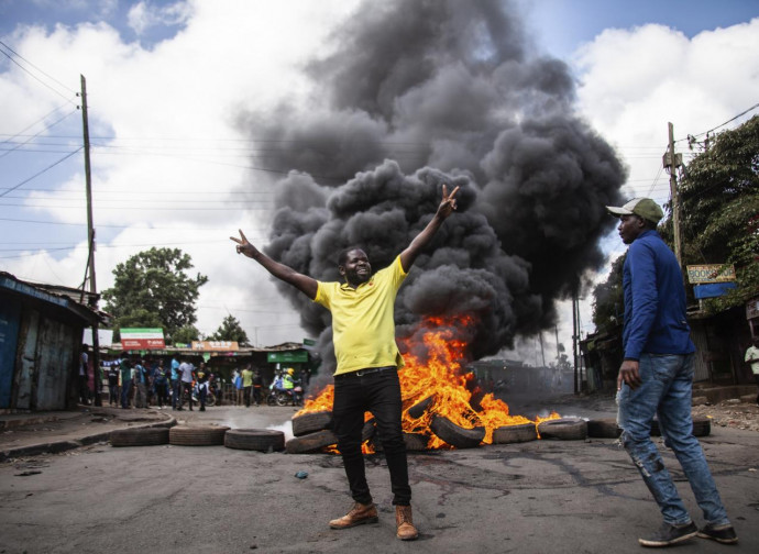 La protesta a Nairobi