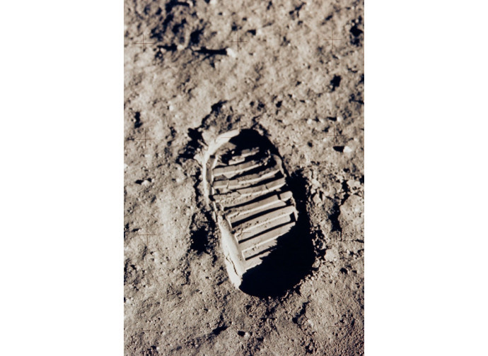 La prima impronta umana sulla Luna