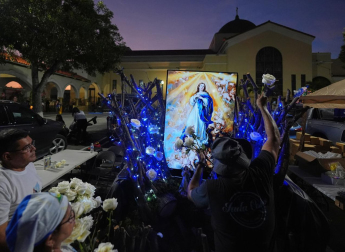 L'Immacolata celebrata dagli esuli nicaraguensi a Miami (La Presse)