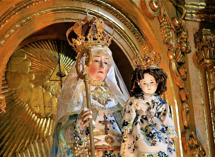 Nostra Signora del Buon Successo, particolare (Quito, chiesa del monastero dell'Immacolata Concezione; licenza CC)