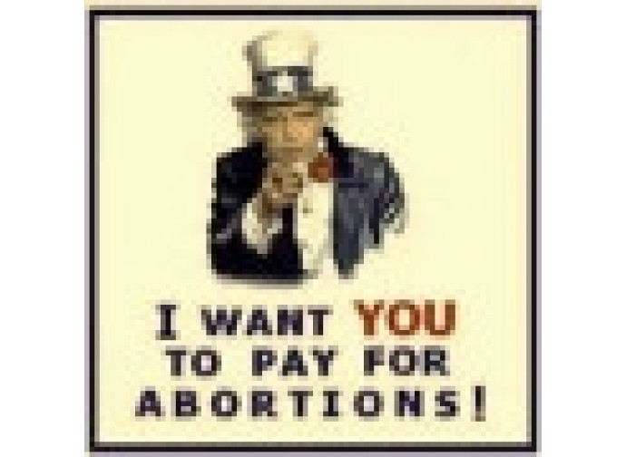 "Io voglio che tu paghi l'aborto!"