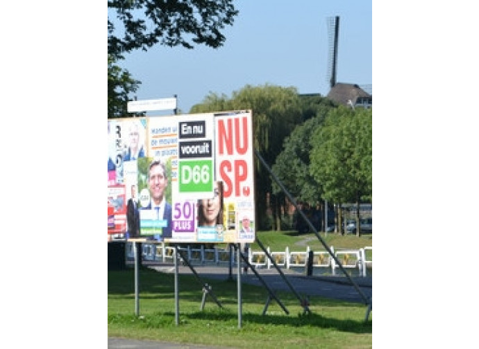 Poster elettorali in Olanda