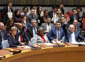 Il voto in Consiglio di Sicurezza dell'ONU (La Presse)