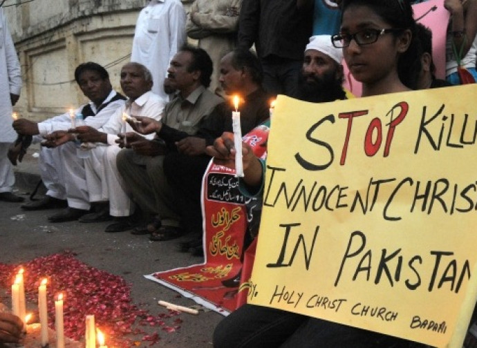 Pakistan, manifestazione in difesa dei cristiani