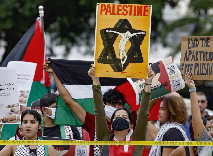 Protesta negli Usa contro Israele