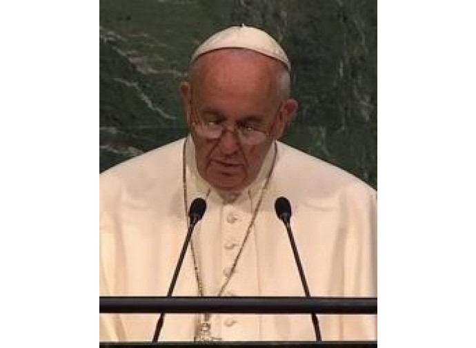 Papa Francesco parla all'Onu