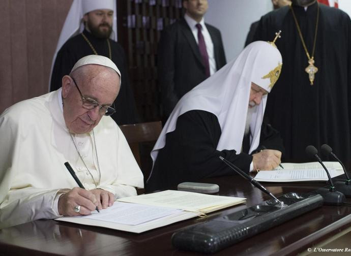 L'incontro del papa con il patriarca Kirill all'Avana (2016)