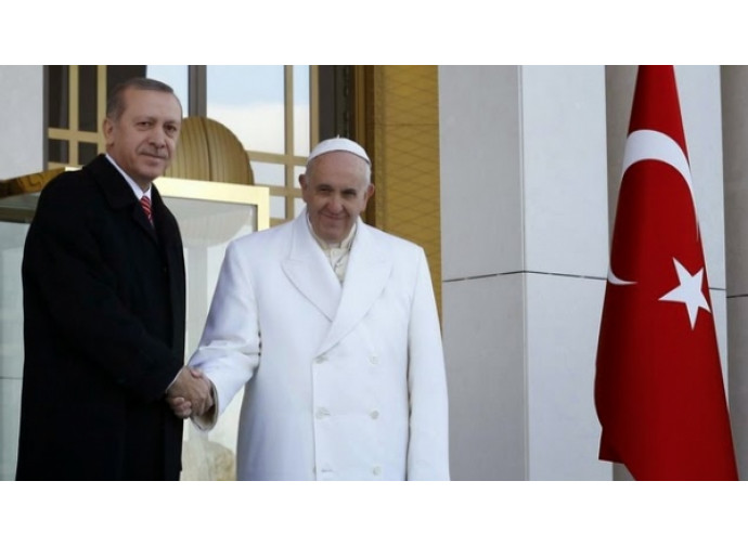 Recep Tayyip Erdogan e Papa Francesco