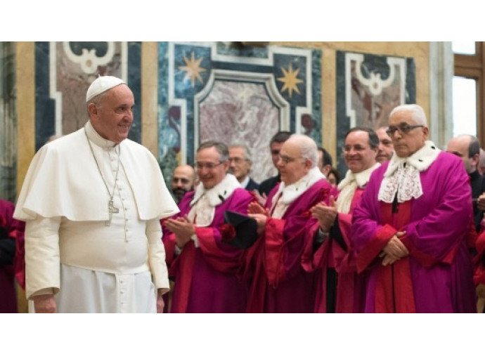Papa Francesco e la Rota romana