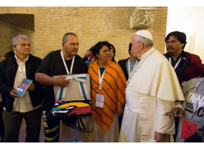 Papa Francesco incontra i delegati dei Movimenti Popolari