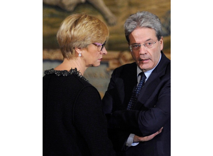 I ministri Pinotti e Gentiloni