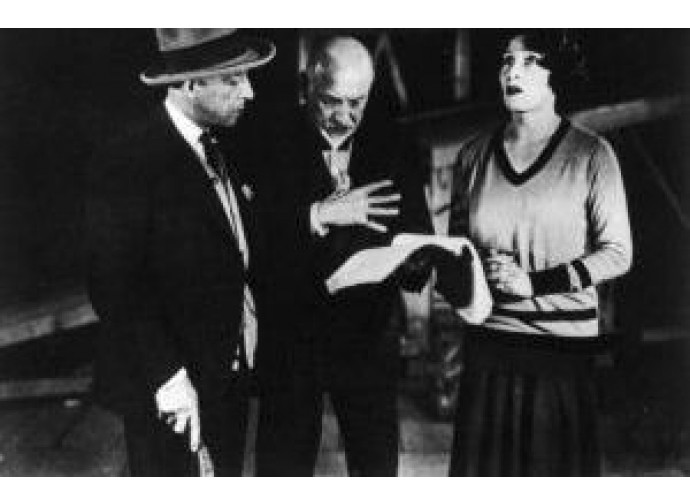 Pirandello dirige Marta Abba e Lamberto Picasso ne La nuova colonia, 1928.