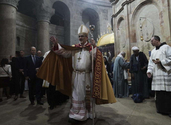 Il cardinale Pizzaballa al Santo Sepolcro