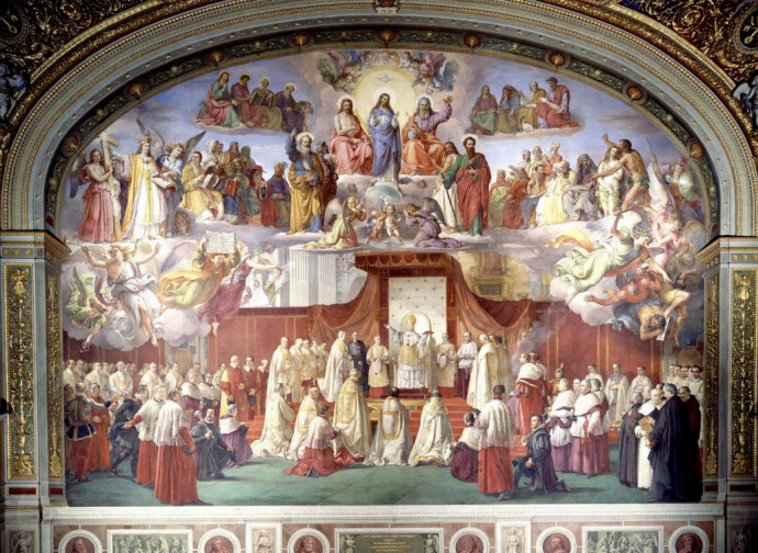 Proclamazione del dogma dell'Immacolata Concezione_F. Podesti (Musei Vaticani)