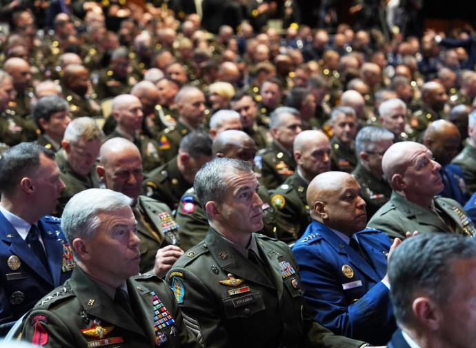 Il vertice militare Usa a Quantico (La Presse)
