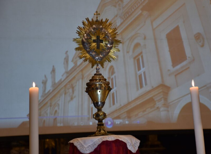 Reliquiario Sangue di Gesù, Terni (foto da don A. Rossini)