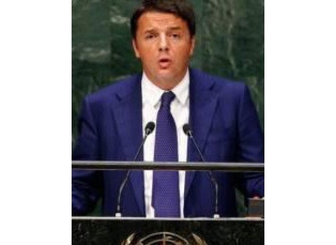 Renzi all'Onu