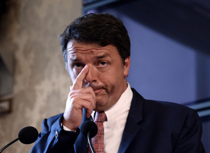 Matteo Renzi in conferenza stampa