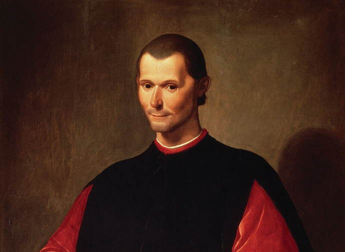 Ritratto di Niccolò Machiavelli (Santi di Tito), ritaglio