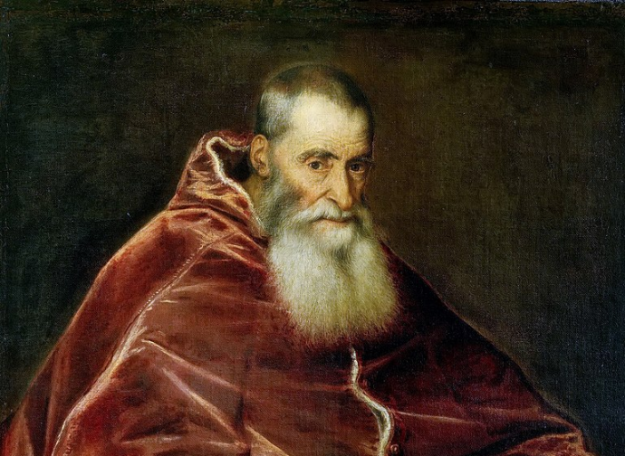 Ritratto di Paolo III (di Tiziano), ritaglio