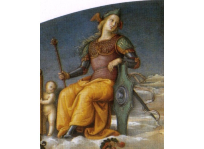 La virtù della Fortezza, dipinto del Perugino
