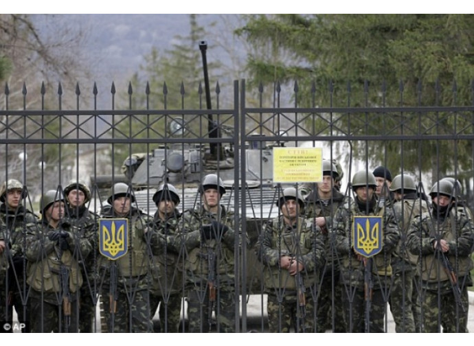 Truppe russe in Crimea