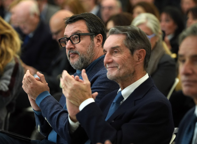 Matteo Salvini e Attilio Fontana (La Presse)