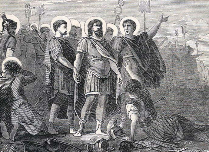 Il martirio di san Maurizio e compagni