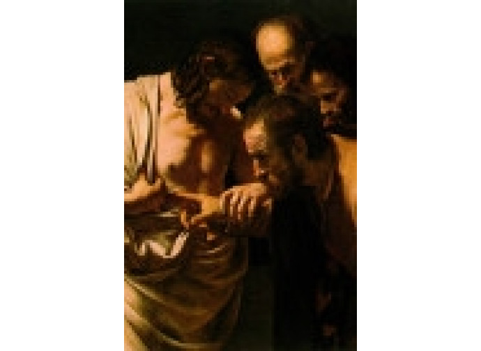 Caravaggio, "San Tommaso" (particolare)