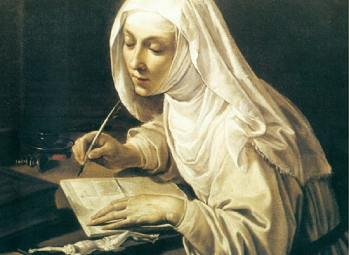 29 avril - Sainte Catherine de Sienne, dominicaine et Docteur de l'Eglise.  Santa-caterina-da-siena-large