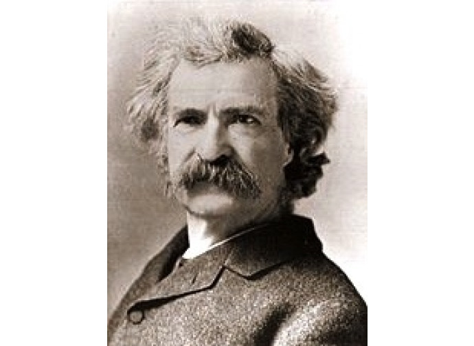 Lo scrittore Mark Twain