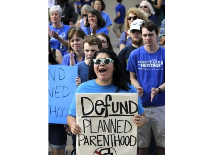 Manifestazione contro Planned Parenthood
