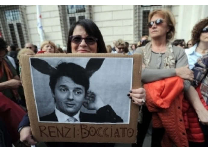 Sciopero contro la riforma Renzi
