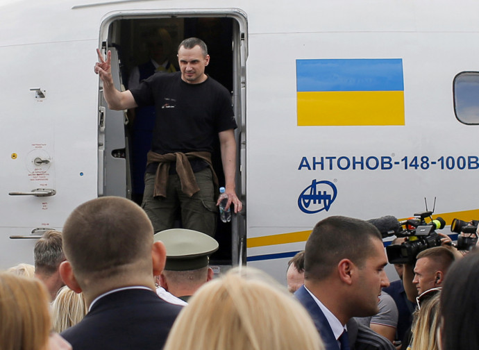 Kiev, il ritorno in libertà del regista Oleg Sentsov