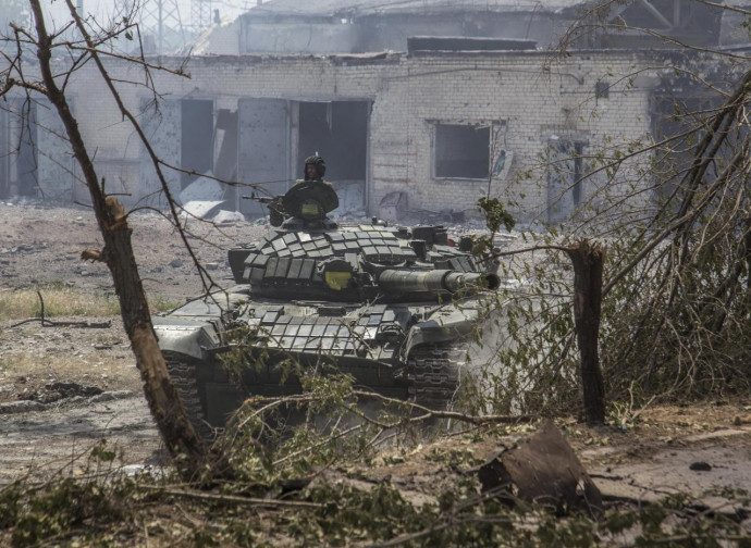 Severodonetsk, tank ucraino