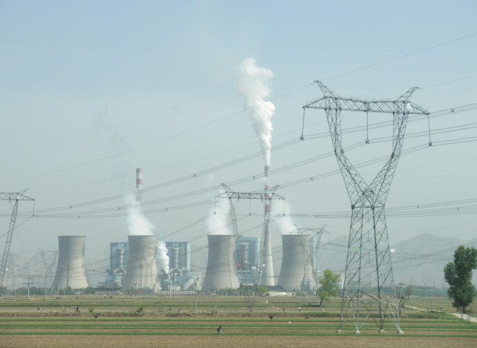 Cina, la centrale a carbone di Shuozhou