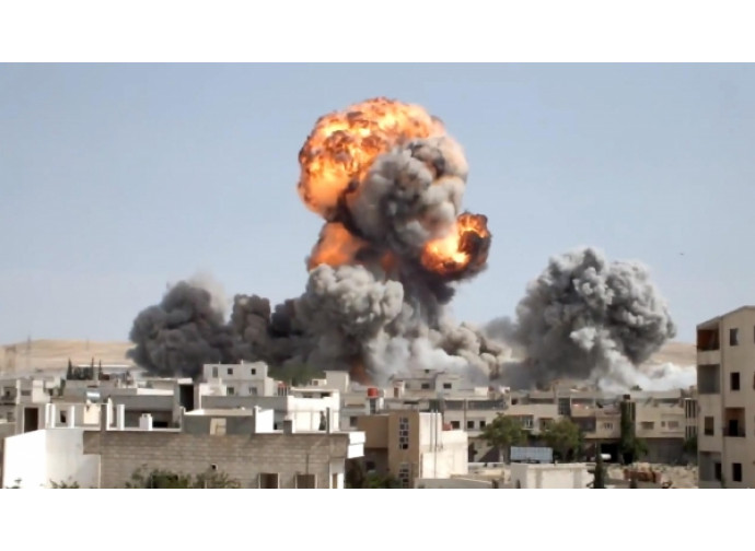 Bombardamento in Siria