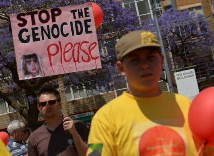 Protesta contro il genocidio che non c'è