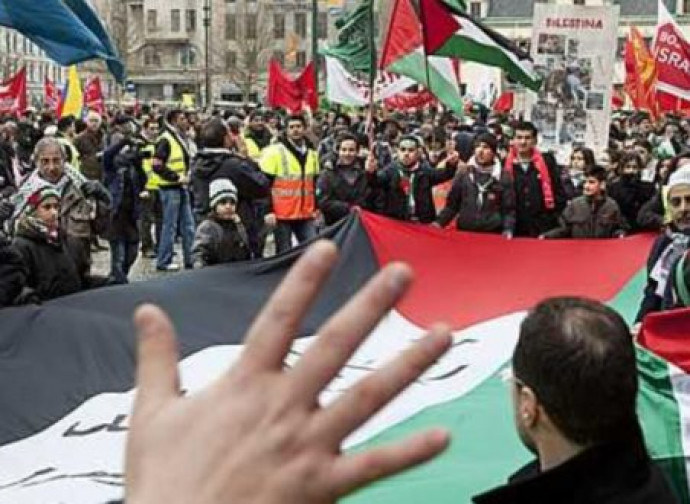 Manifestazione anti-israeliana a Malmoe