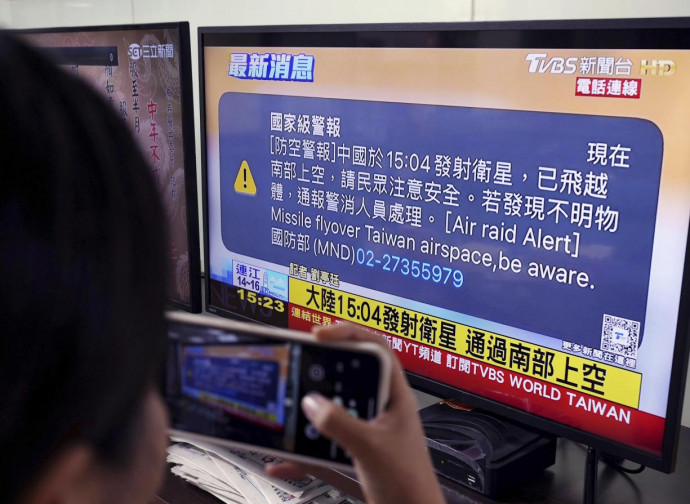 Allarme missile a Taiwan (La Presse)