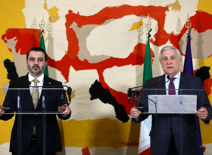 Al Shaibani e Tajani (foto di Elisa Gestri)