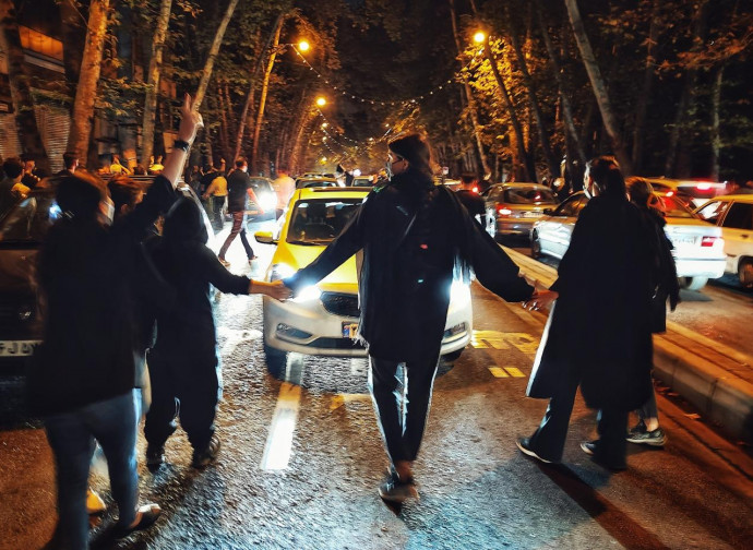Protesta a Teheran nel 2022