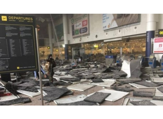 Bruxelles, il terminal colpito