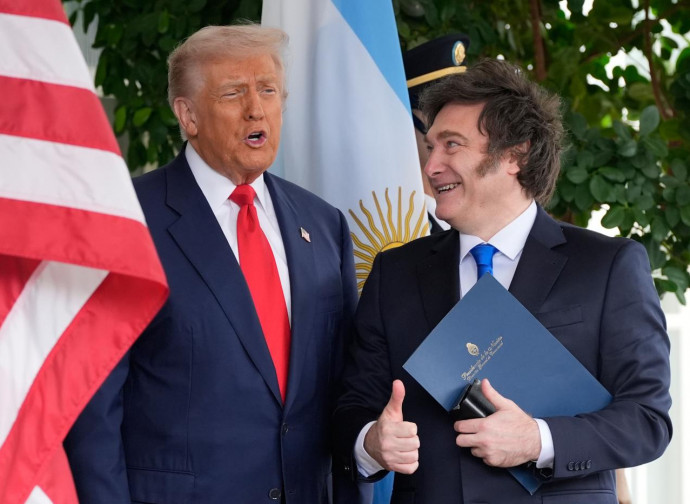 Donald Trump e Javier Milei il 14 ottobre (La Presse) Donald Trump e Javier Milei il 14 ottobre (La Presse)