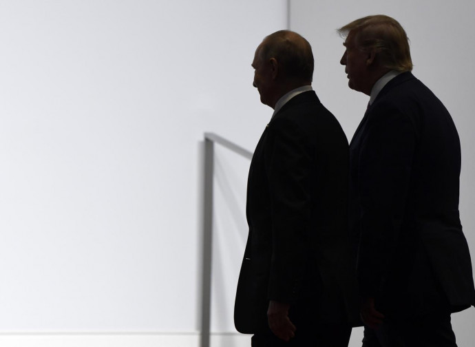 Putin e Trump (foto di repertorio del 2019, La Presse)