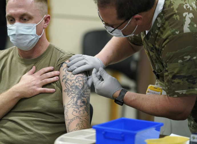Vaccinazioni ai militari negli Usa