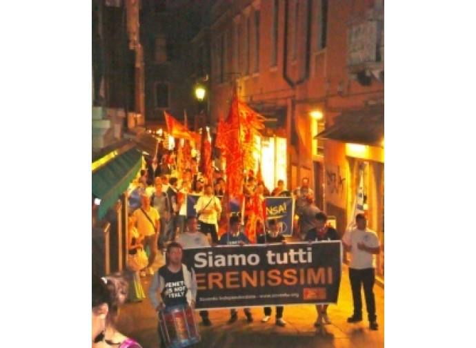 Manifestazione indipendentista a Padova