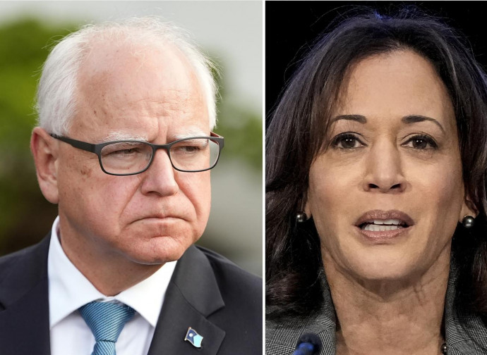 Tim Walz, Kamala Harris (La Presse)