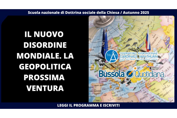 Il nuovo disordine mondiale. La geopolitica prossima ventura
